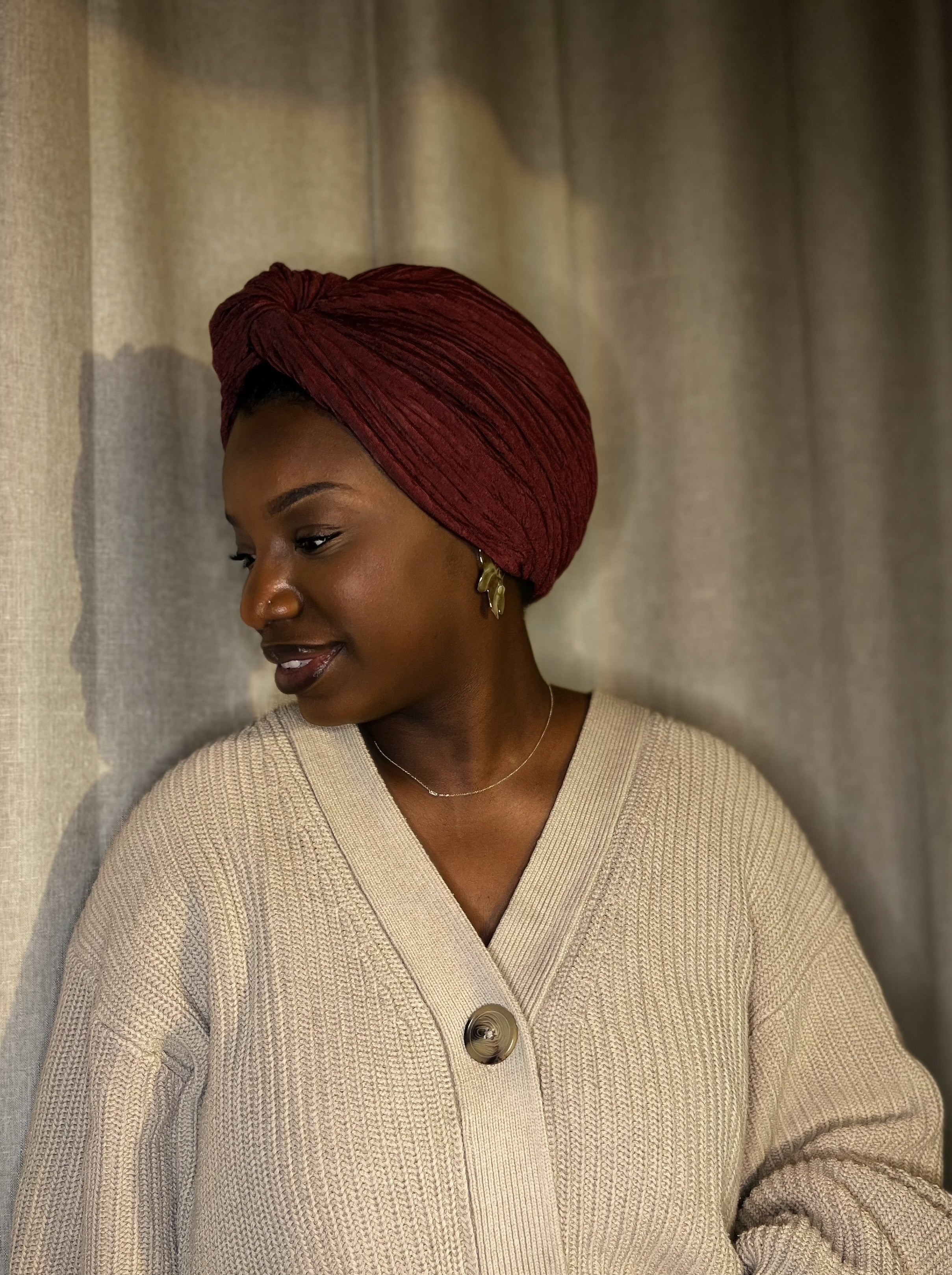 Turban Mussoya - Marron