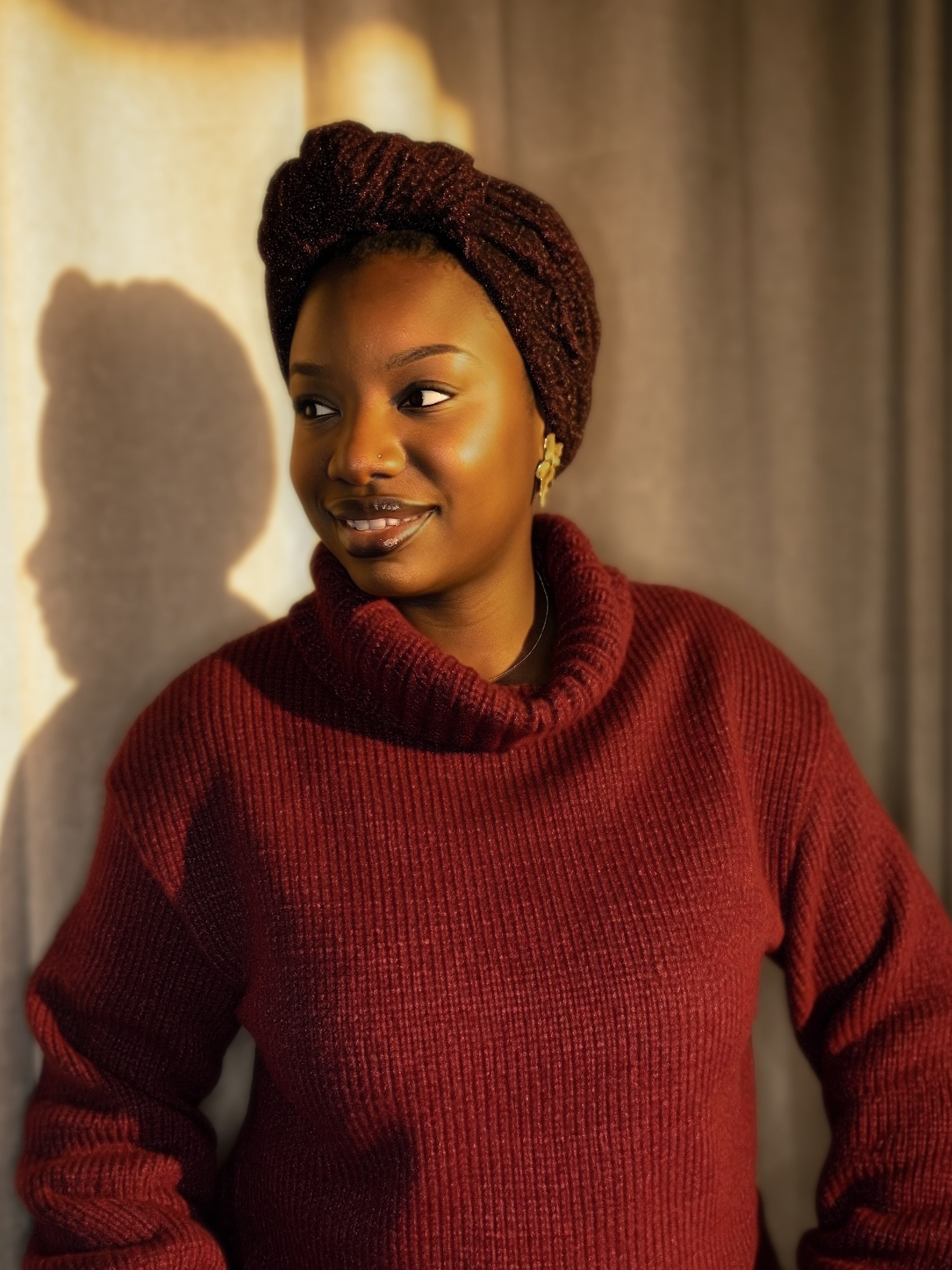 Turban Dusu Rouge (sans satin)