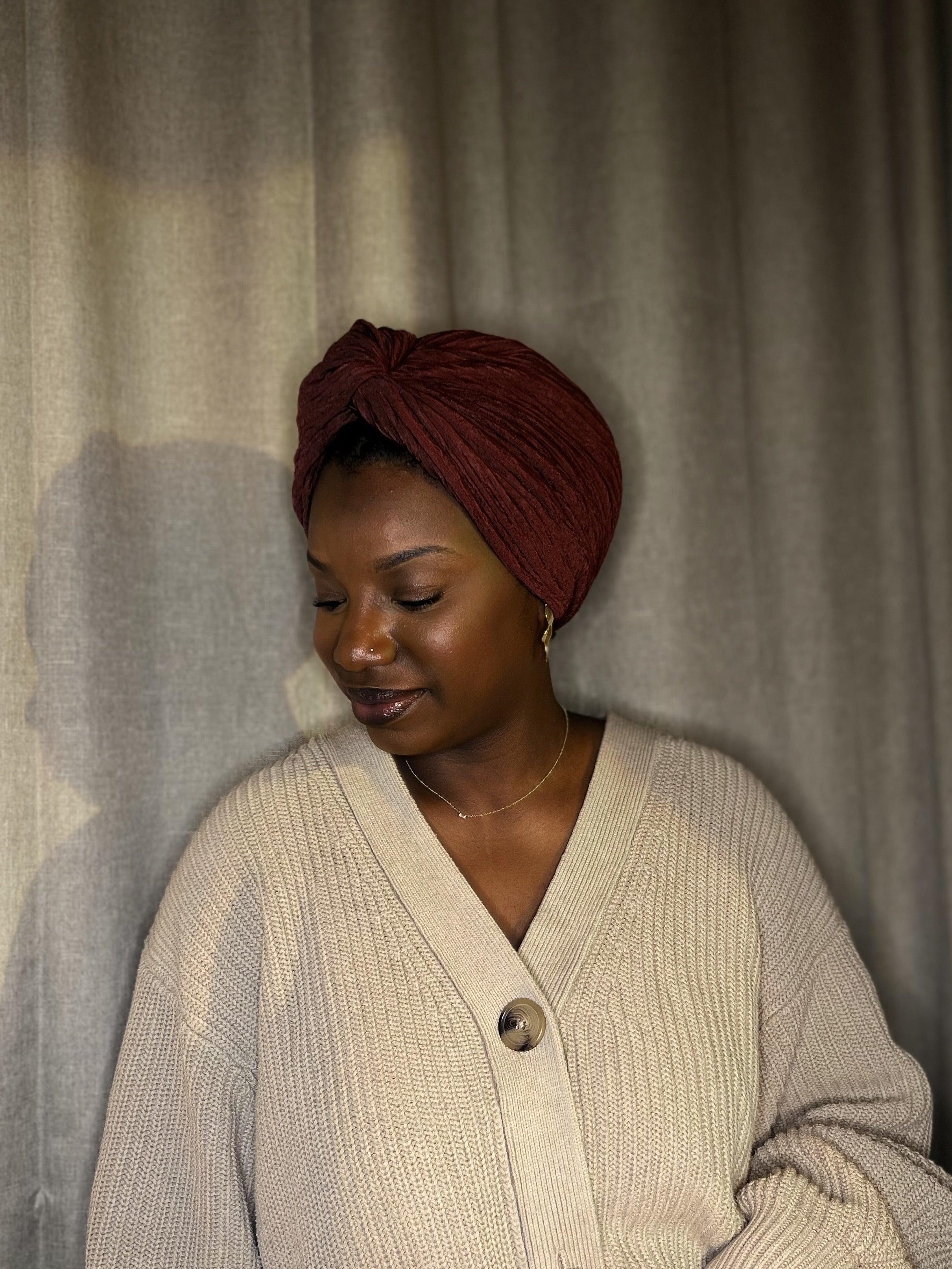 Turban Mussoya - Marron