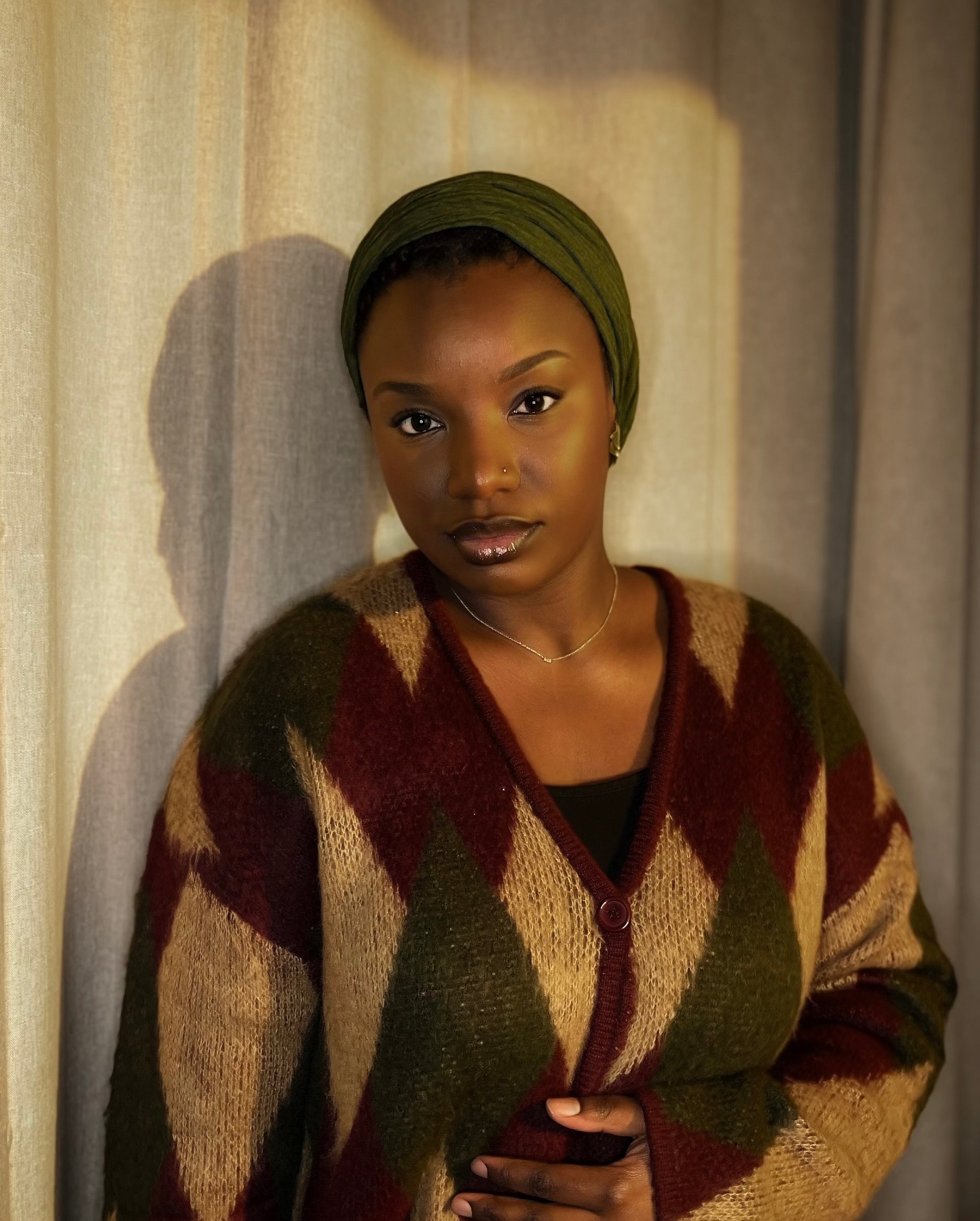 Turban Linguere - Vert Kaki