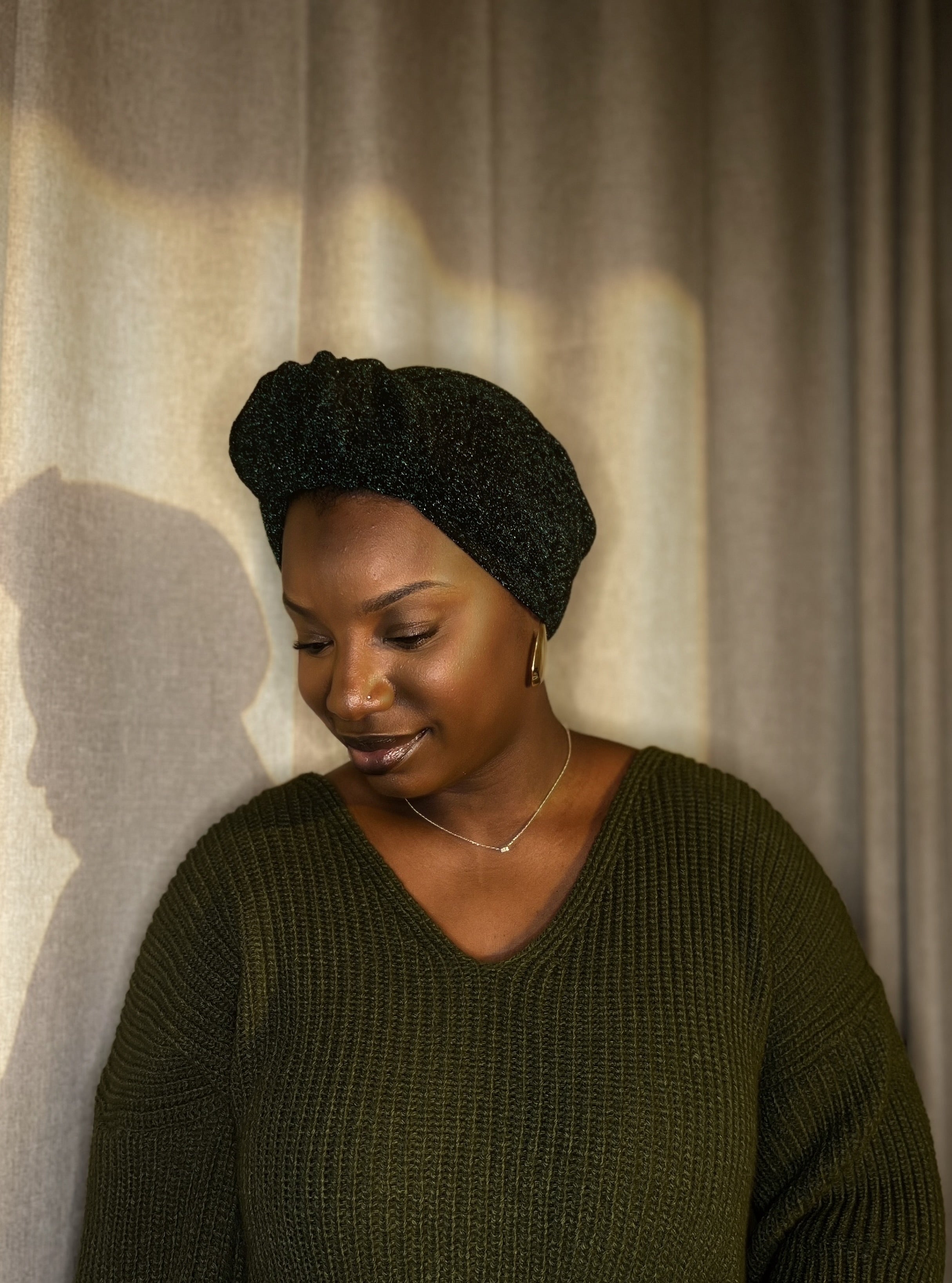 Turban Dusu Vert (sans satin)