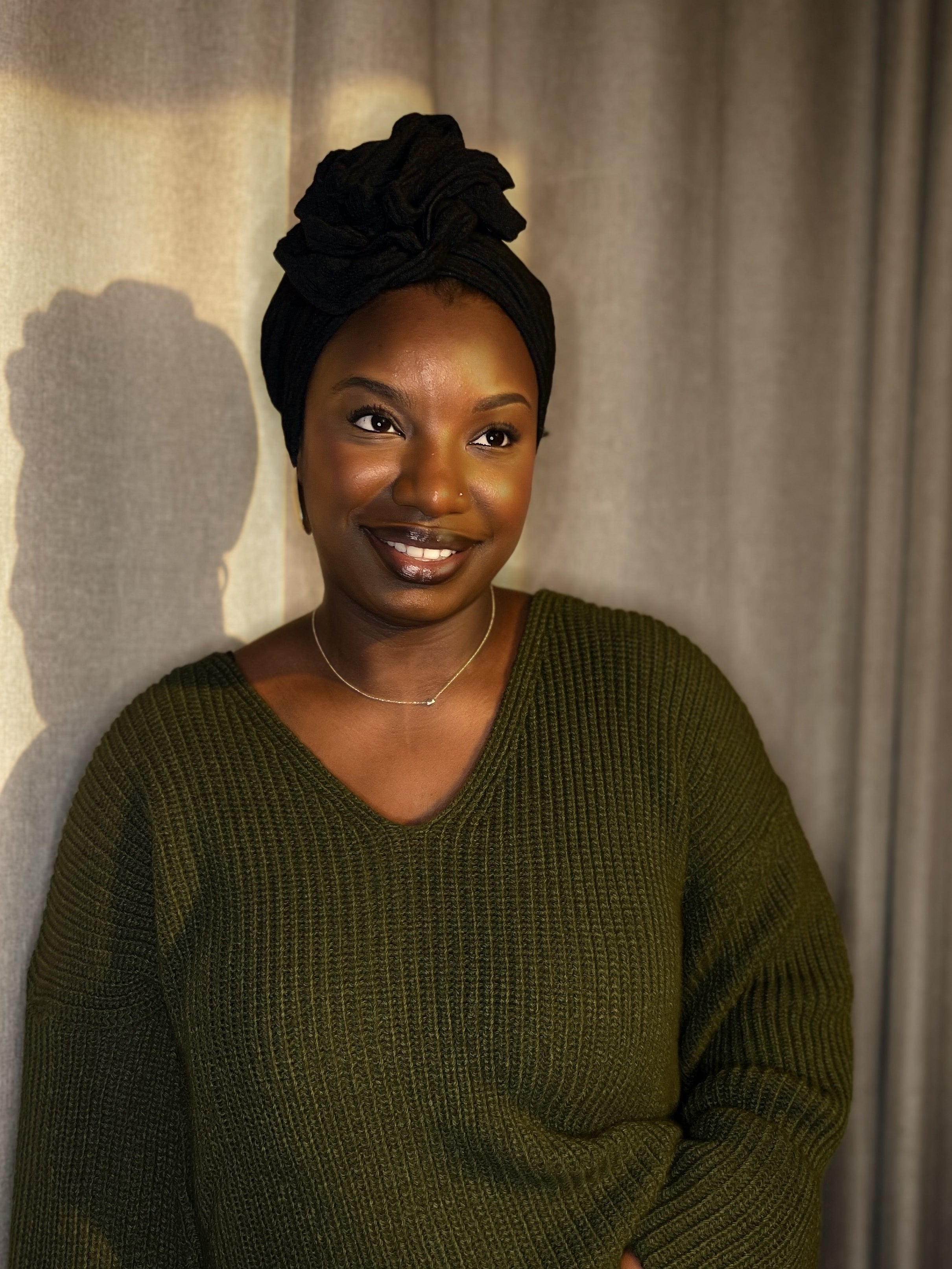 Turban Debbo Noir (2 en 1)