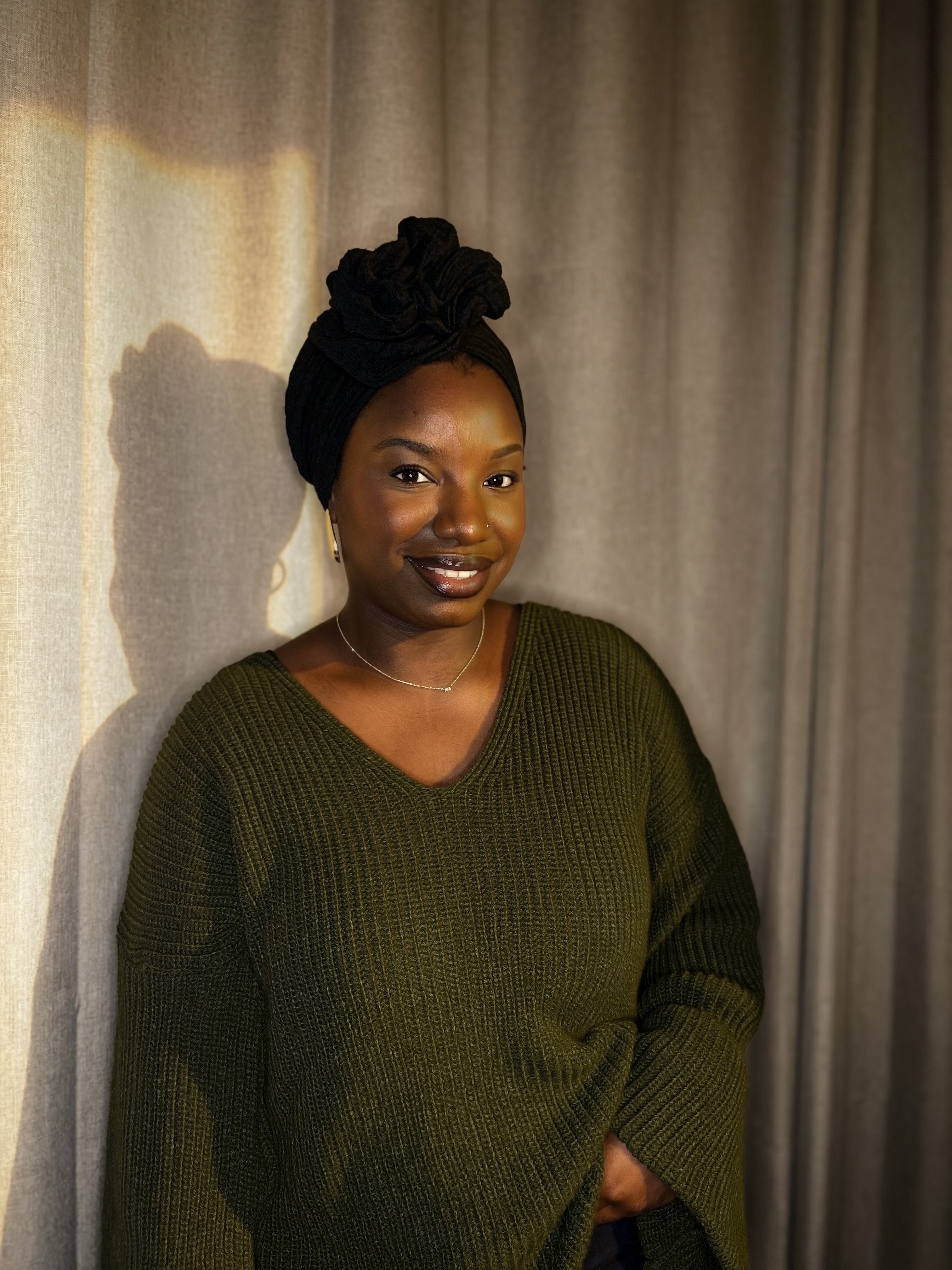 Turban Debbo Noir (2 en 1)