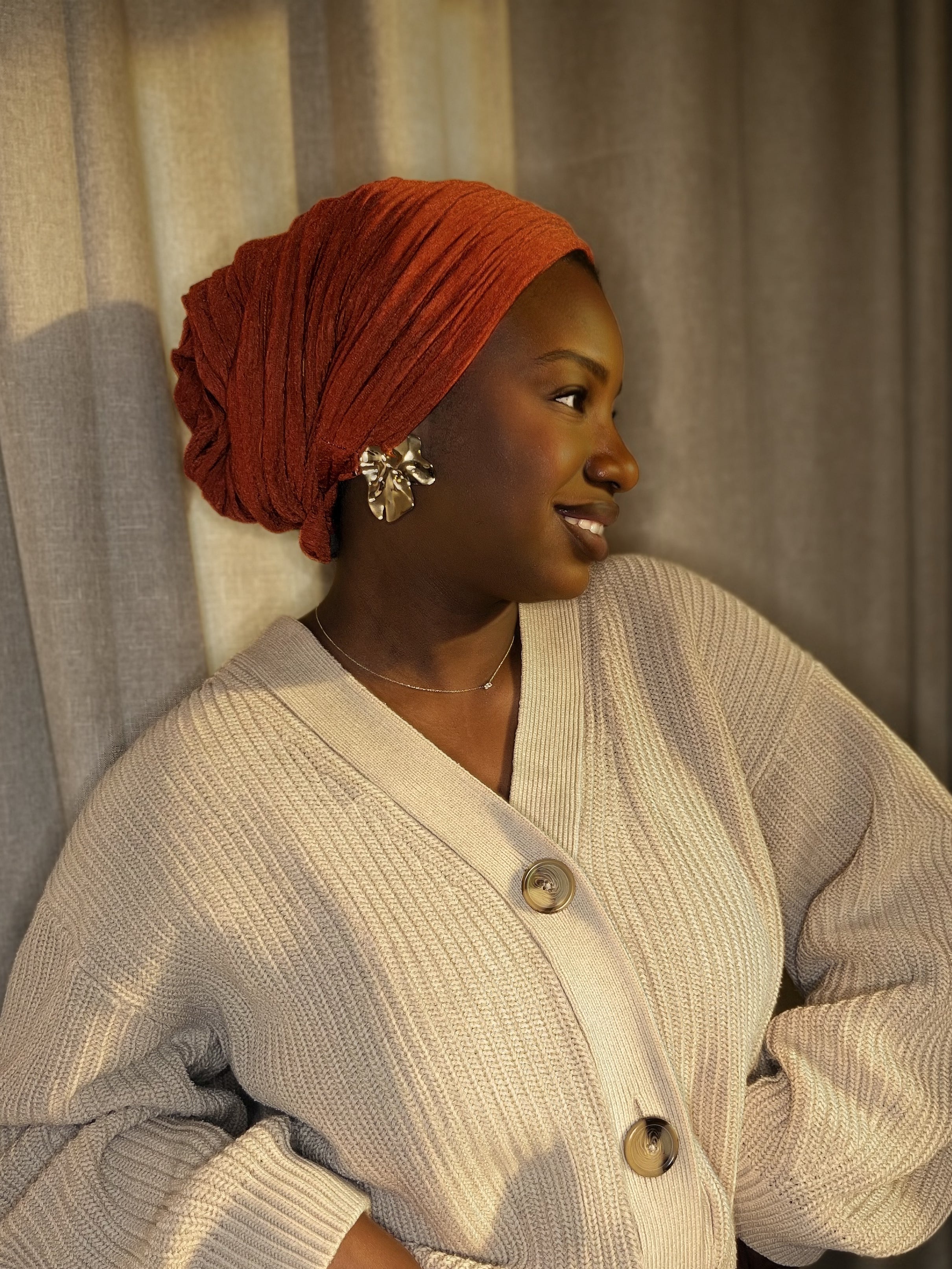 Turban Linguere - Brique