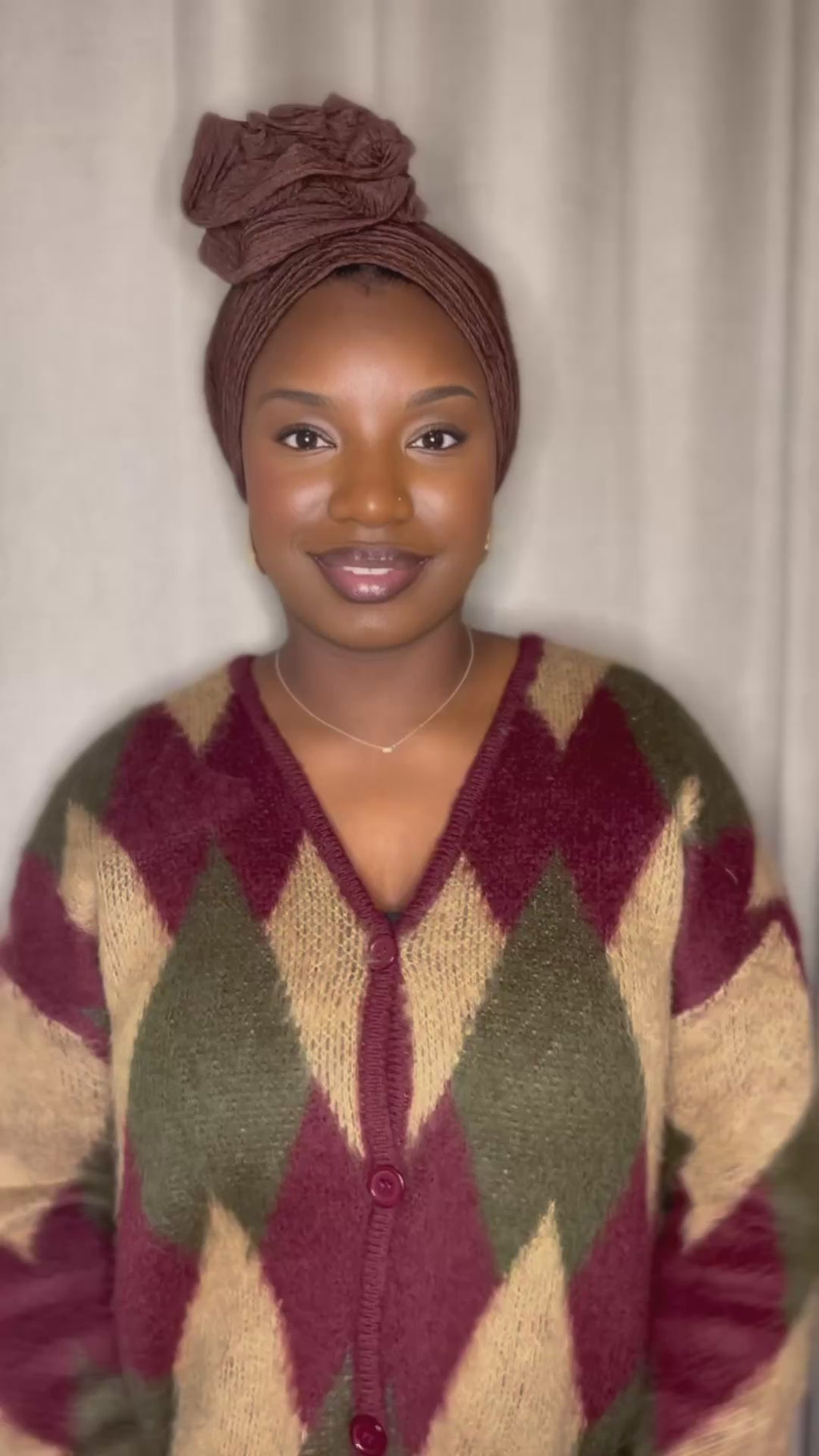 Turban Debbo Kaki (2 en 1)